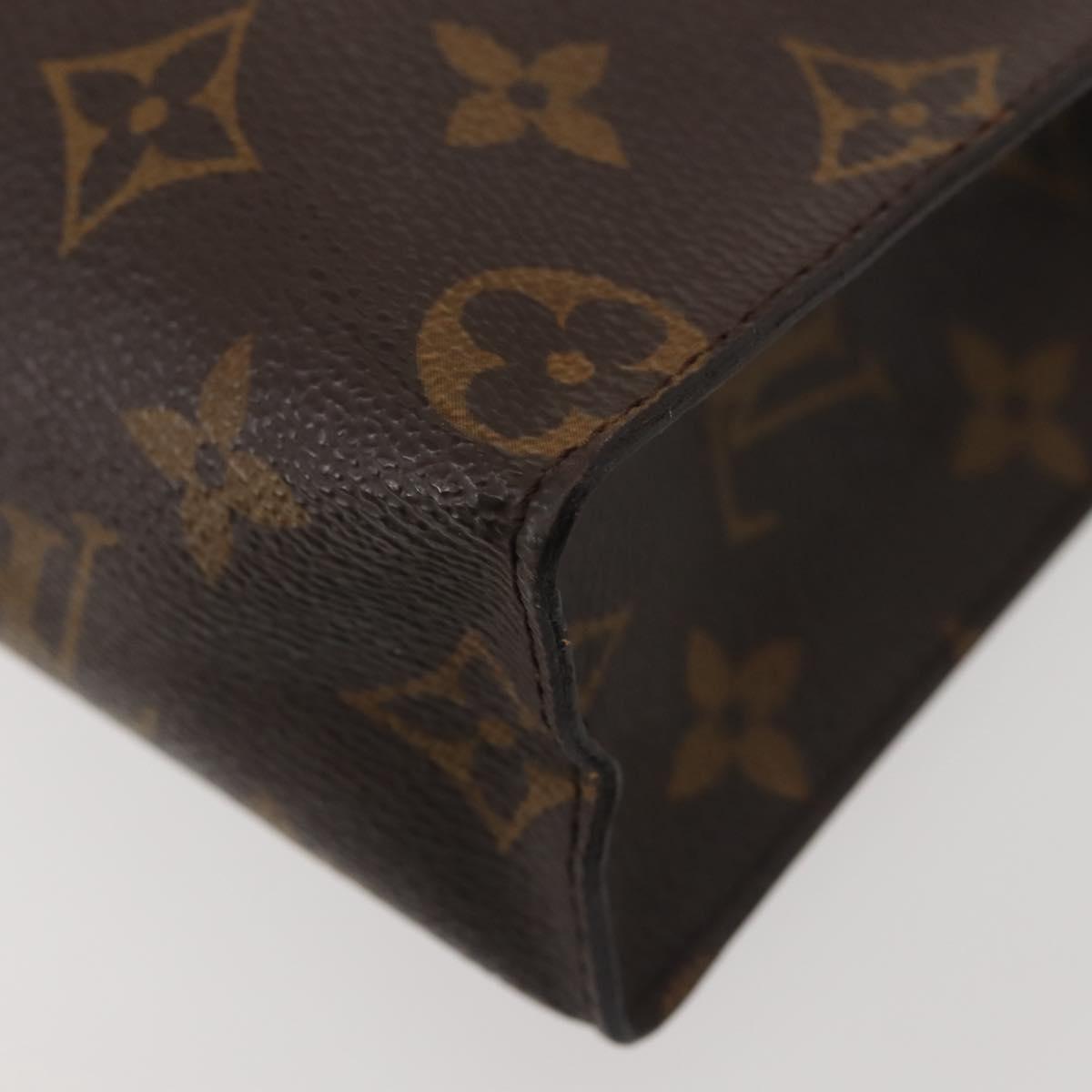 LOUIS VUITTON Monogram Poche Toilette 26 Pouch M47542 LV Auth 144952