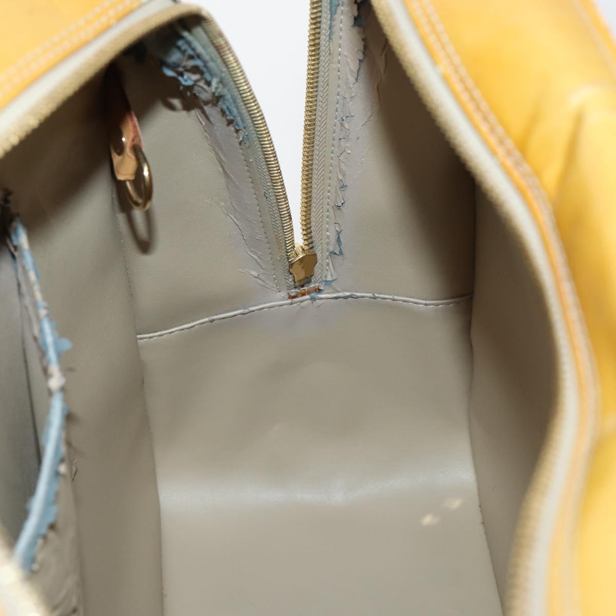 LOUIS VUITTON Monogram Vernis Tote Bag 2Set Beige LV Auth 144959