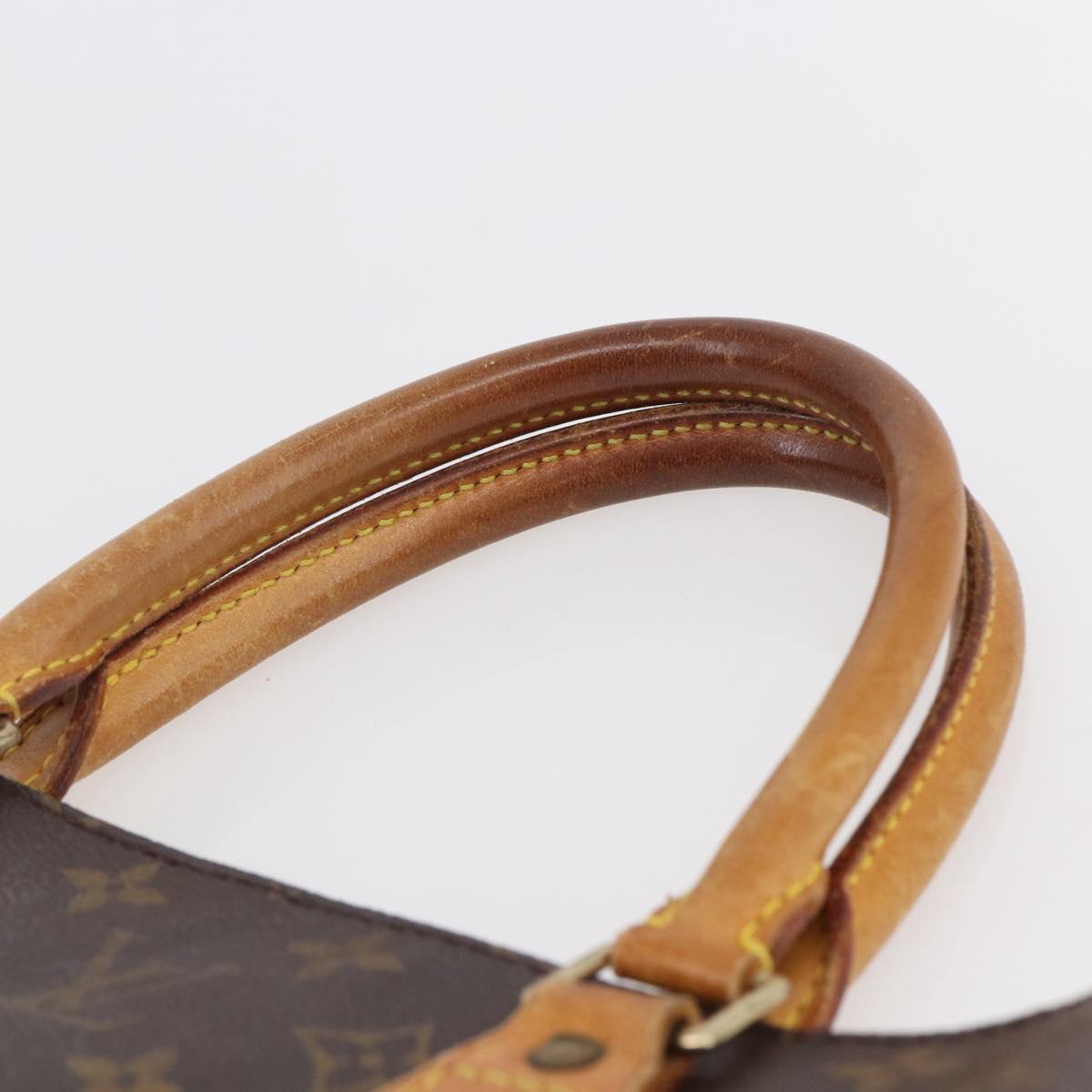 LOUIS VUITTON Monogram Sac Plat Hand Bag M51140 LV Auth 144980