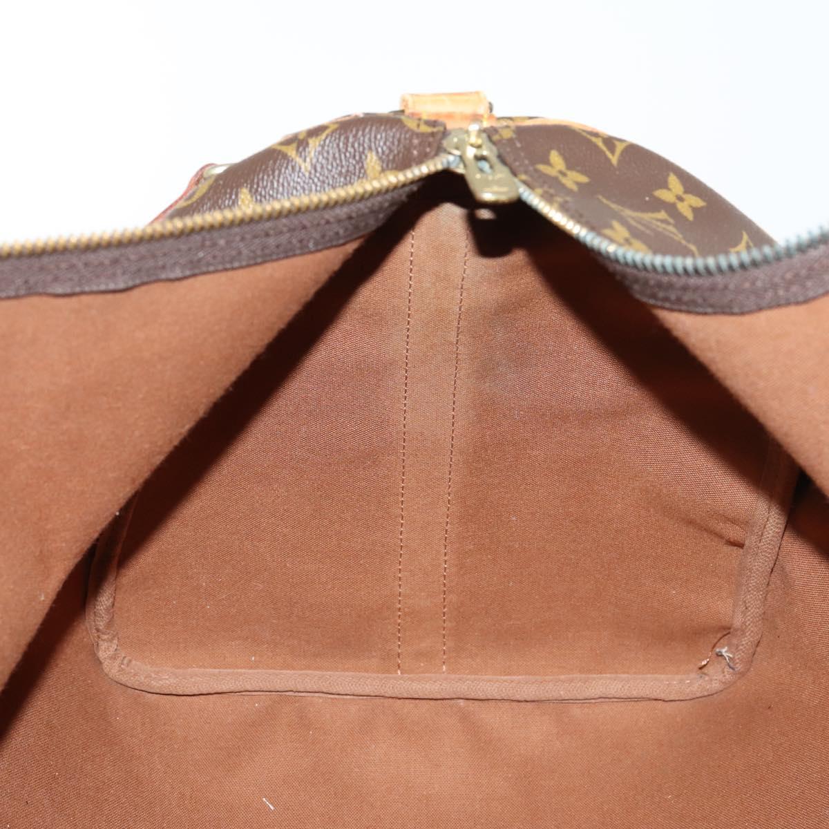 LOUIS VUITTON Monogram Keepall Bandouliere 55 Boston Bag M41414 LV Auth 144984