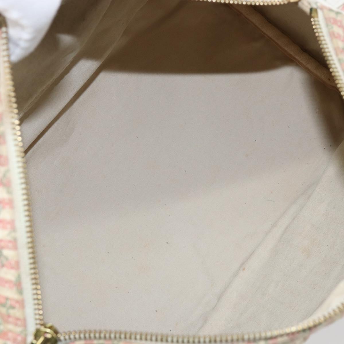 LOUIS VUITTON Monogram Mini Lin Croisette Speedy 30 Bag Pink M95501 Auth 144993