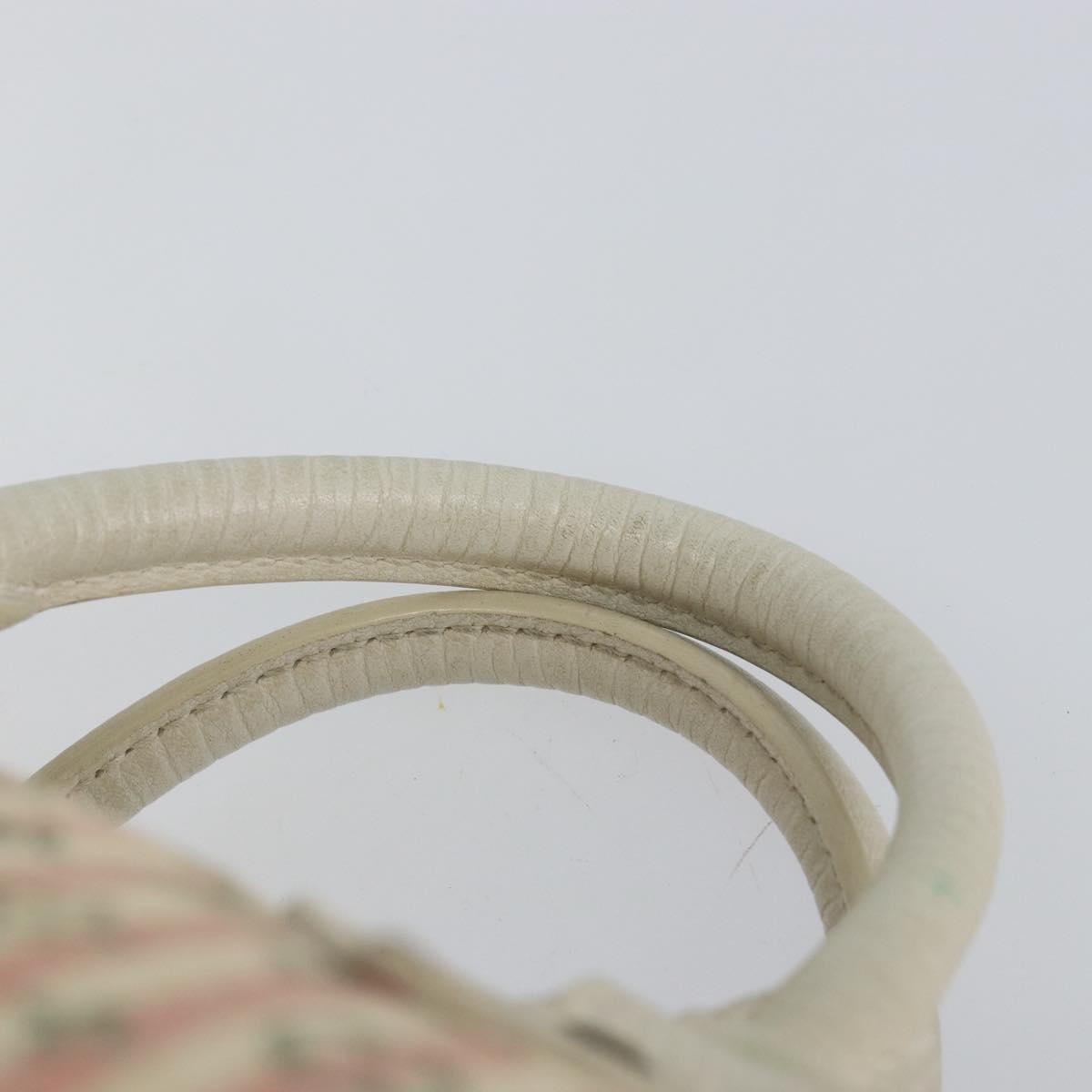 LOUIS VUITTON Monogram Mini Lin Croisette Speedy 30 Bag Pink M95501 Auth 144993