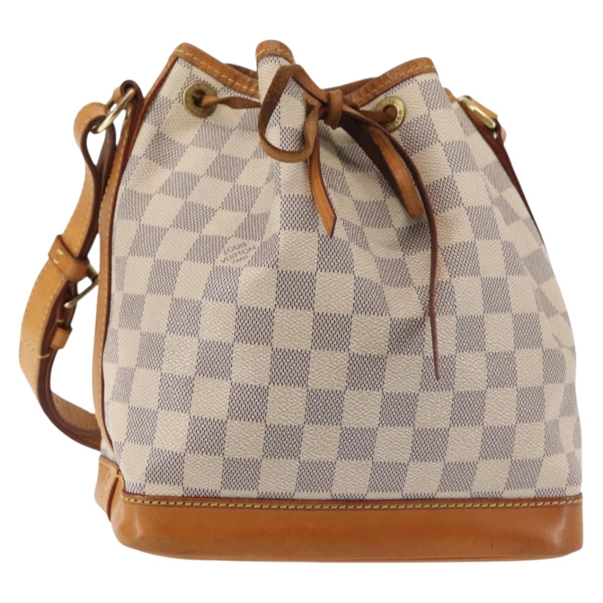 LOUIS VUITTON Damier Azur Noe BB Shoulder Bag N41220 LV Auth 144999