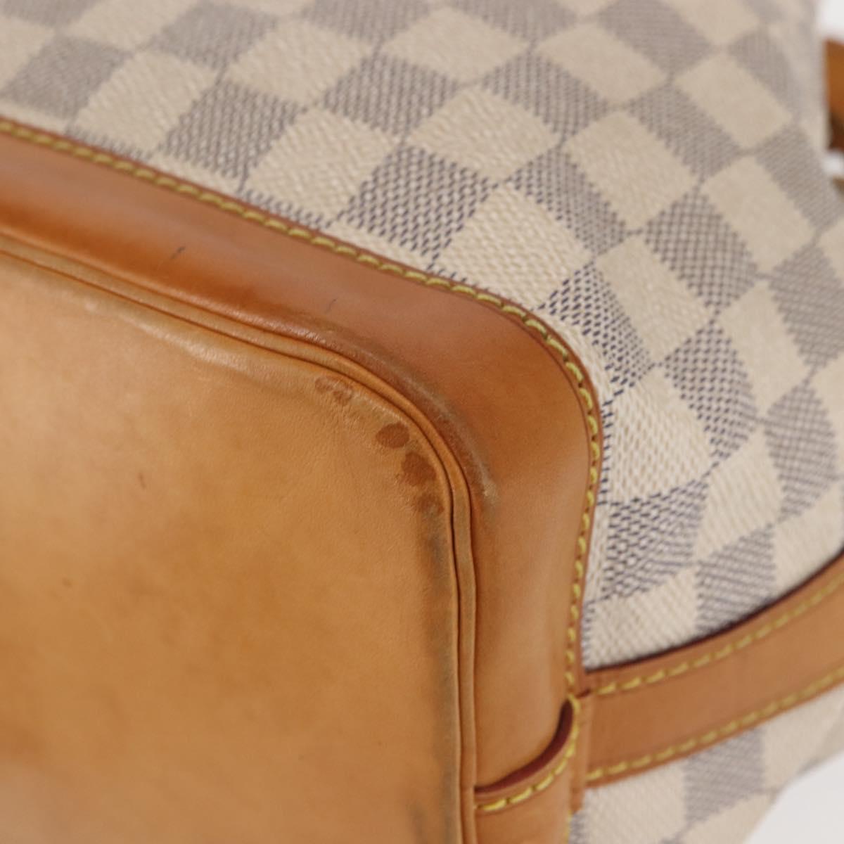 LOUIS VUITTON Damier Azur Noe BB Shoulder Bag N41220 LV Auth 144999