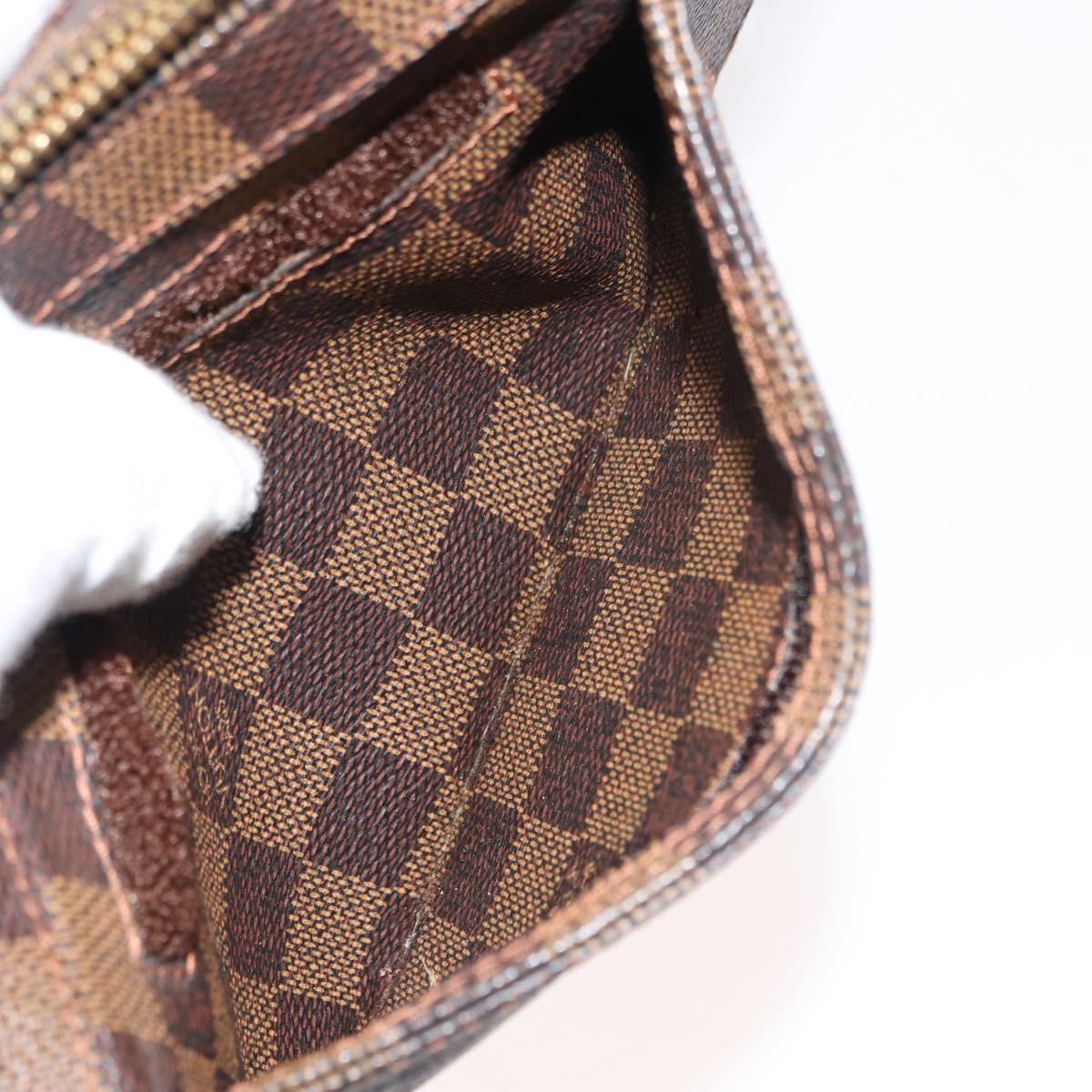 LOUIS VUITTON Damier Ebene Geronimos Shoulder Bag N51994 LV Auth 145000