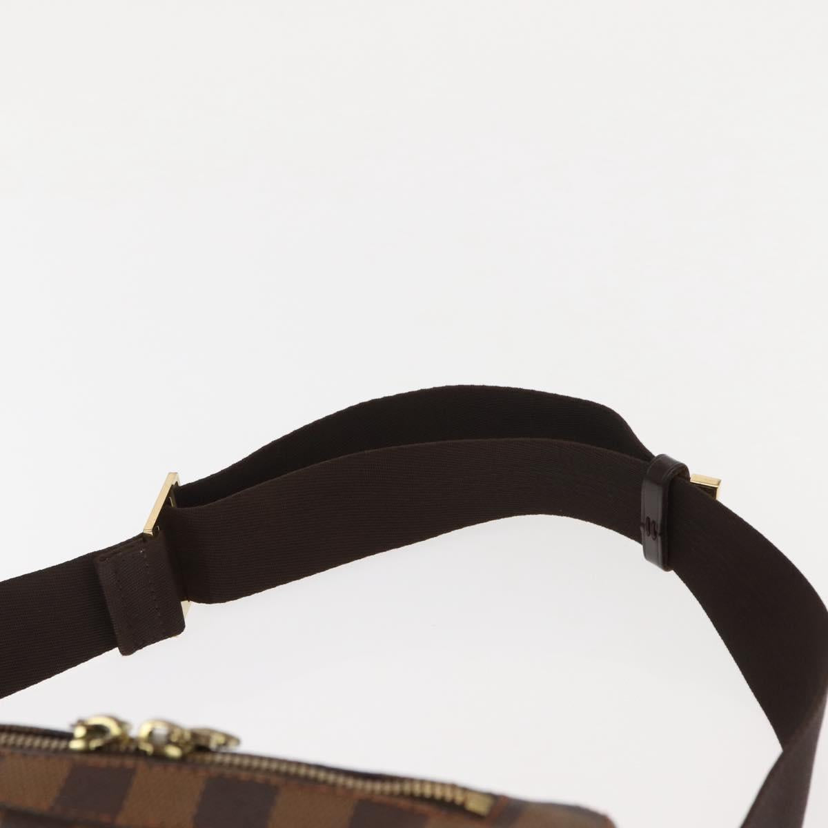 LOUIS VUITTON Damier Ebene Geronimos Shoulder Bag N51994 LV Auth 145000