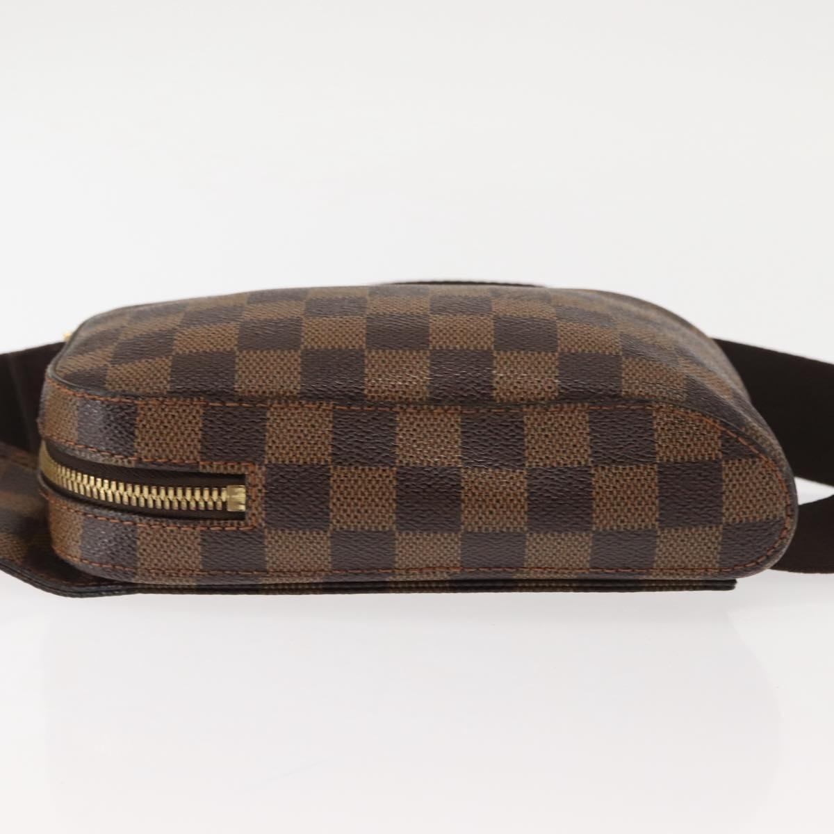 LOUIS VUITTON Damier Ebene Geronimos Shoulder Bag N51994 LV Auth 145000