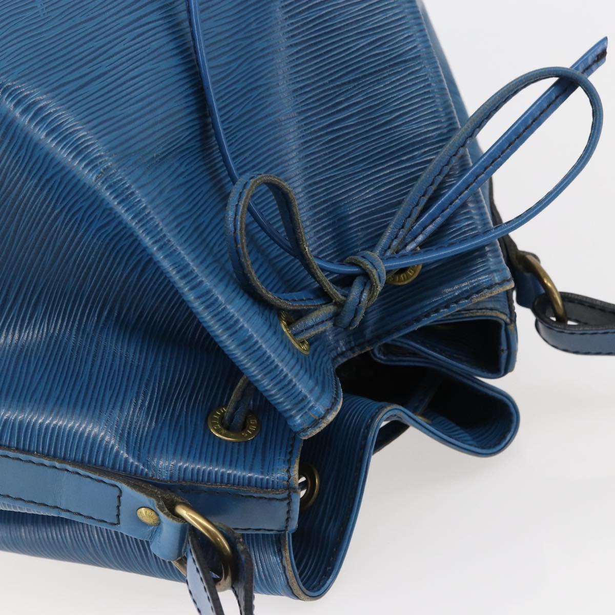 LOUIS VUITTON Epi Noe Shoulder Bag Toledo Blue M44005 LV Auth 145031