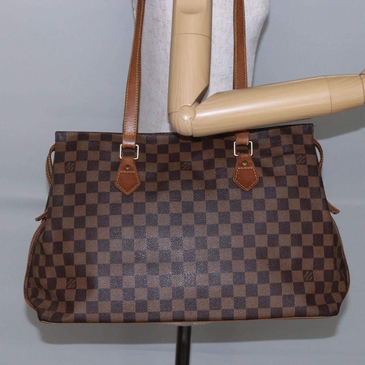 LOUIS VUITTON Damier Ebene Colombine Bag 100th anniversary N99037 Auth 145038