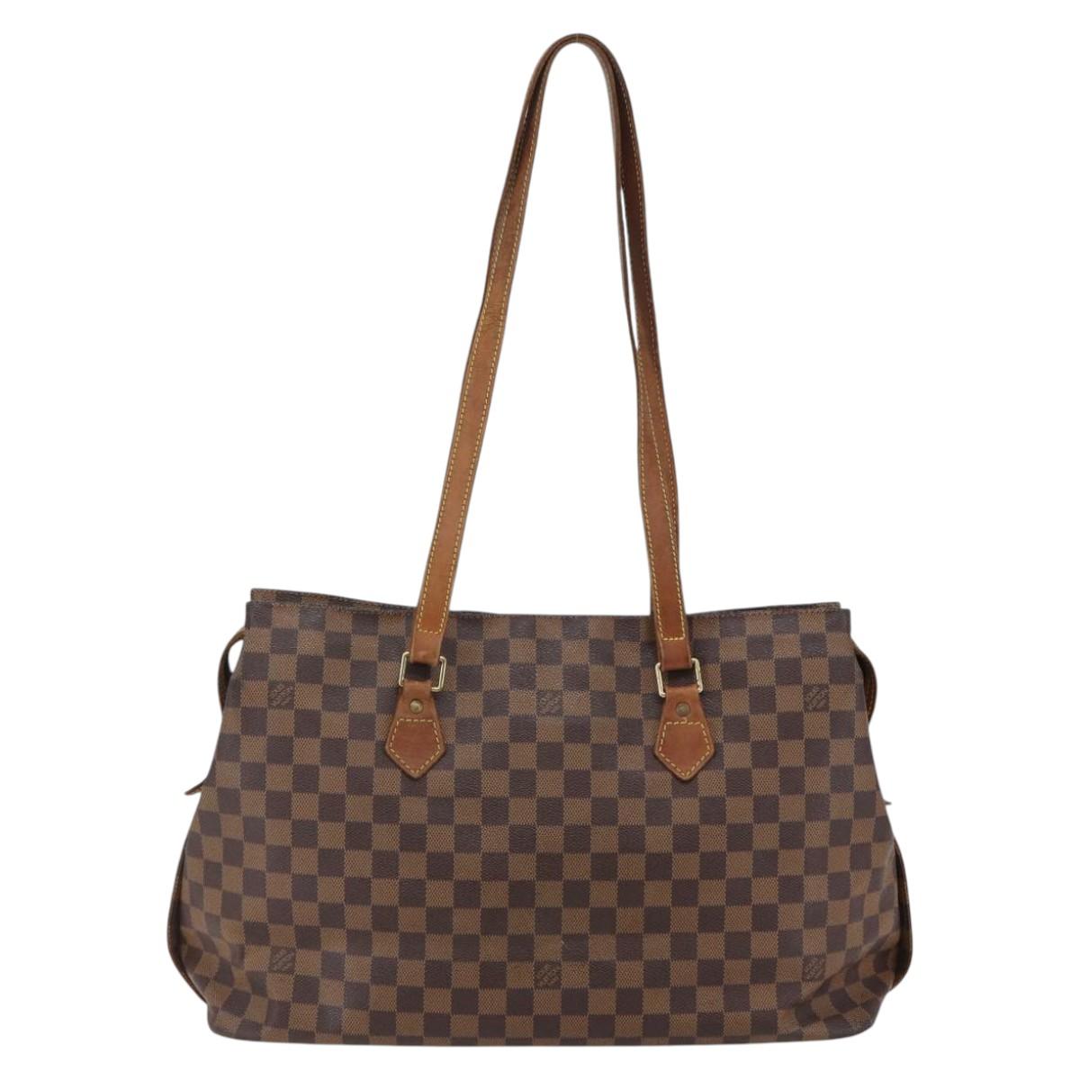 LOUIS VUITTON Damier Ebene Colombine Bag 100th anniversary N99037 Auth 145038