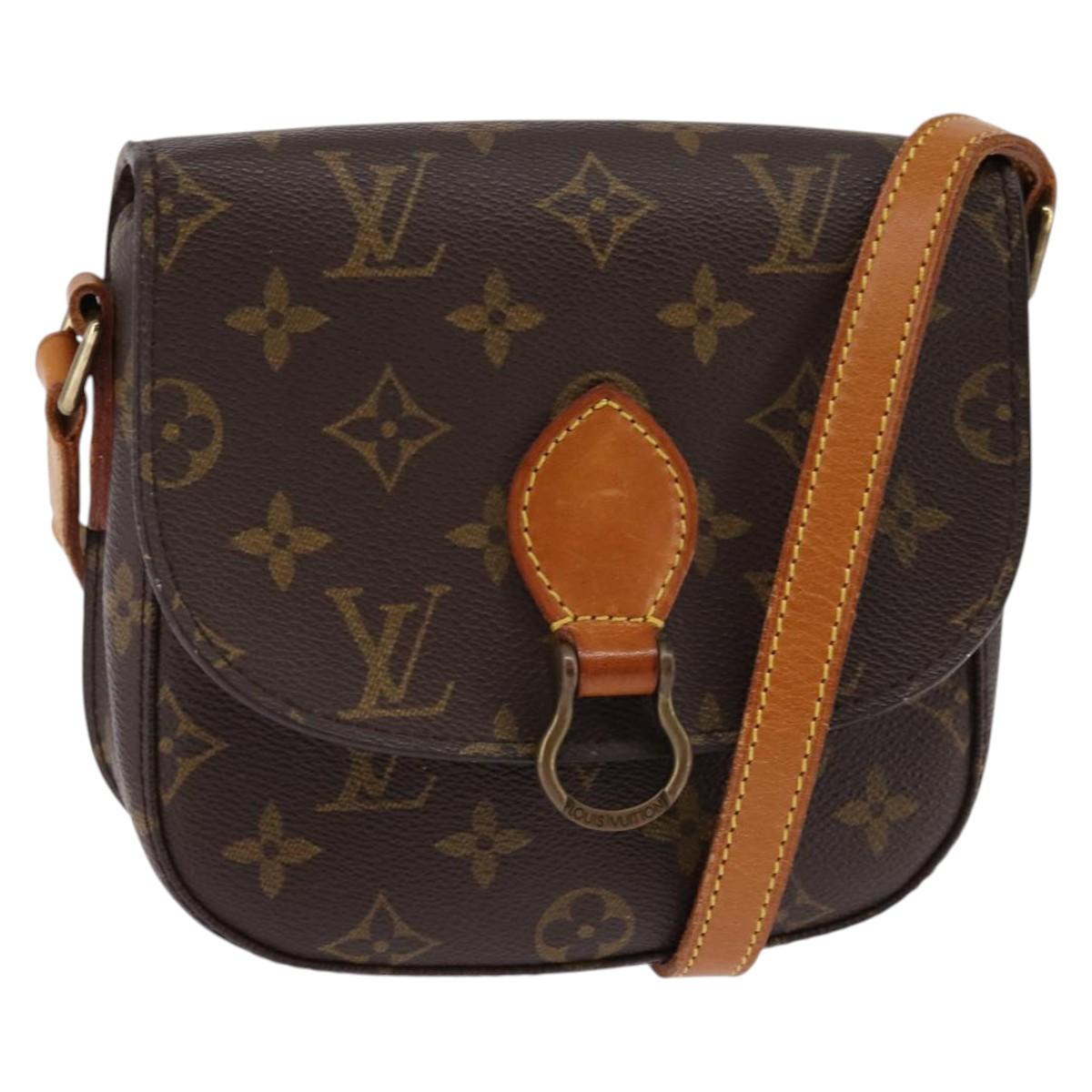 LOUIS VUITTON Monogram Saint Cloud PM Shoulder Bag M51244 LV Auth 145043
