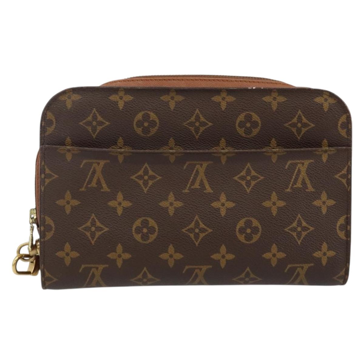 LOUIS VUITTON Monogram Orsay Clutch Bag M51790 LV Auth 145044