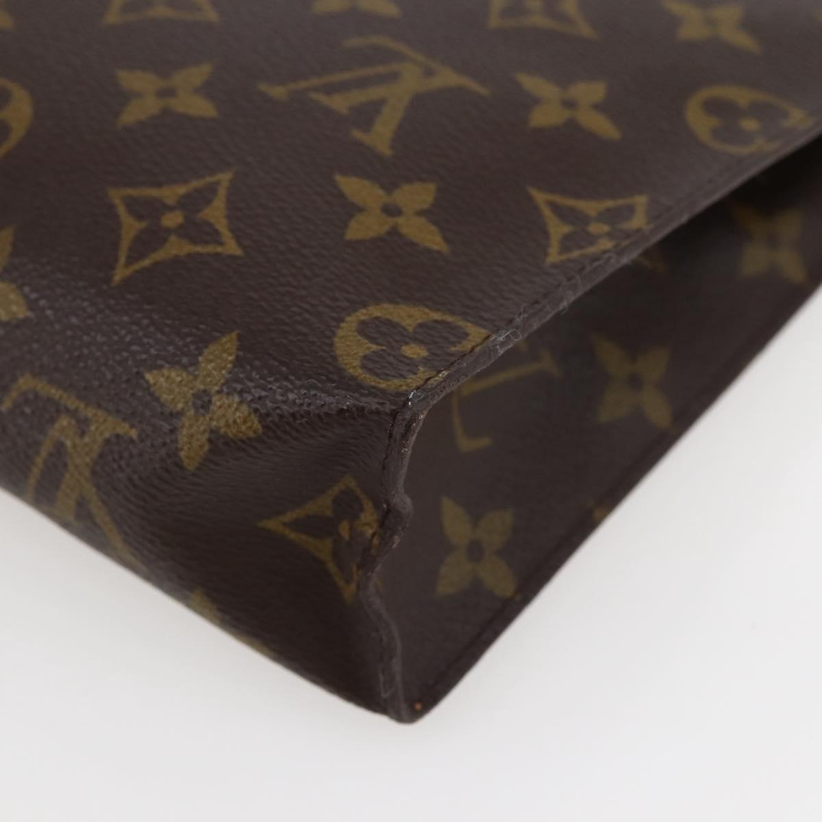 LOUIS VUITTON Monogram Poche Toilette 26 Pouch M47542 LV Auth 145045