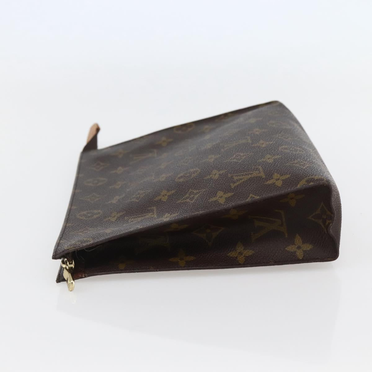LOUIS VUITTON Monogram Poche Toilette 26 Pouch M47542 LV Auth 145045