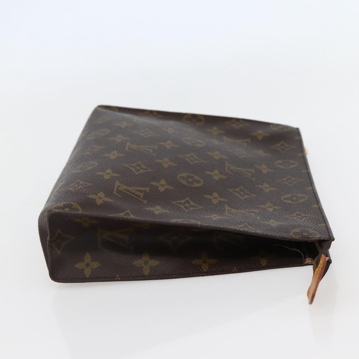 LOUIS VUITTON Monogram Poche Toilette 26 Pouch M47542 LV Auth 145045