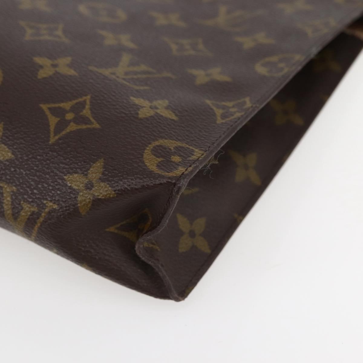 LOUIS VUITTON Monogram Poche Toilette 26 Pouch M47542 LV Auth 145045