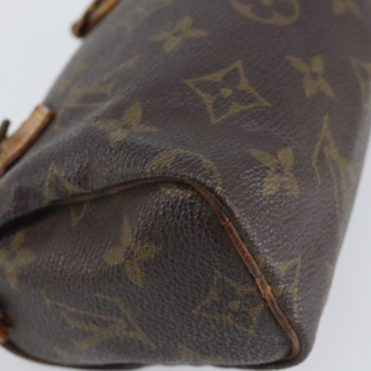 LOUIS VUITTON Monogram Mini Speedy Hand Bag M41534 LV Auth 145047