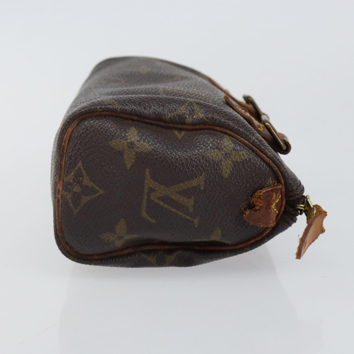 LOUIS VUITTON Monogram Mini Speedy Hand Bag M41534 LV Auth 145047