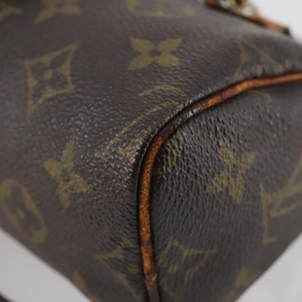 LOUIS VUITTON Monogram Mini Speedy Hand Bag M41534 LV Auth 145048