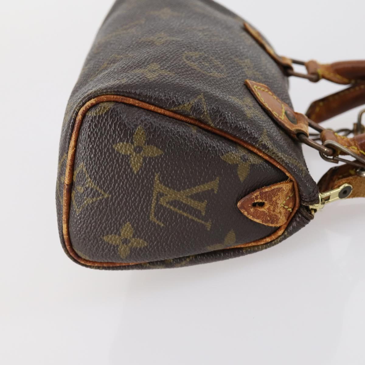 LOUIS VUITTON Monogram Mini Speedy Hand Bag M41534 LV Auth 145048