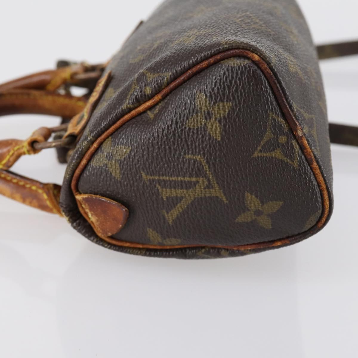LOUIS VUITTON Monogram Mini Speedy Hand Bag M41534 LV Auth 145048