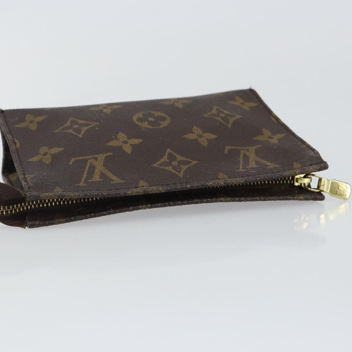 LOUIS VUITTON Monogram Poche Toilette 15 Pouch M47546 LV Auth 145049