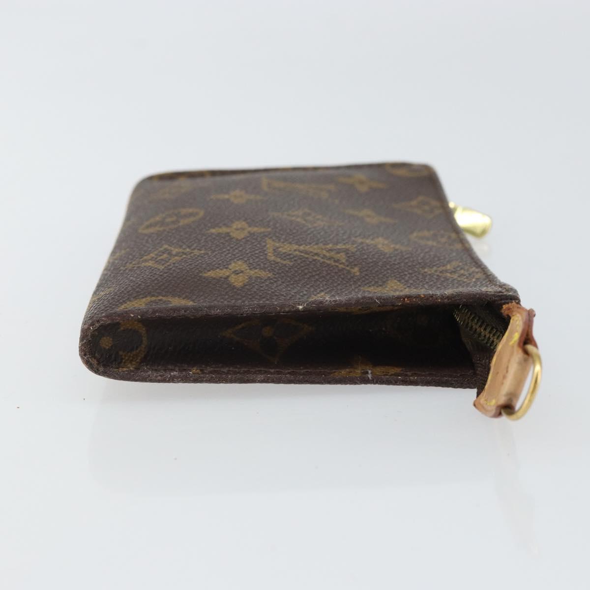 LOUIS VUITTON Monogram Bucket PM Accessory Pouch LV Auth 145051