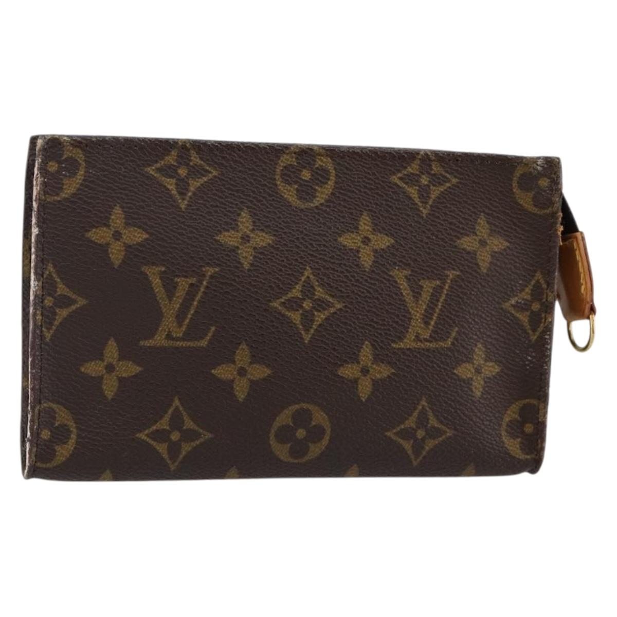 LOUIS VUITTON Monogram Bucket PM Accessory Pouch LV Auth 145052