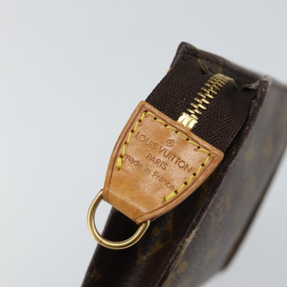 LOUIS VUITTON Monogram Bucket PM Accessory Pouch LV Auth 145052