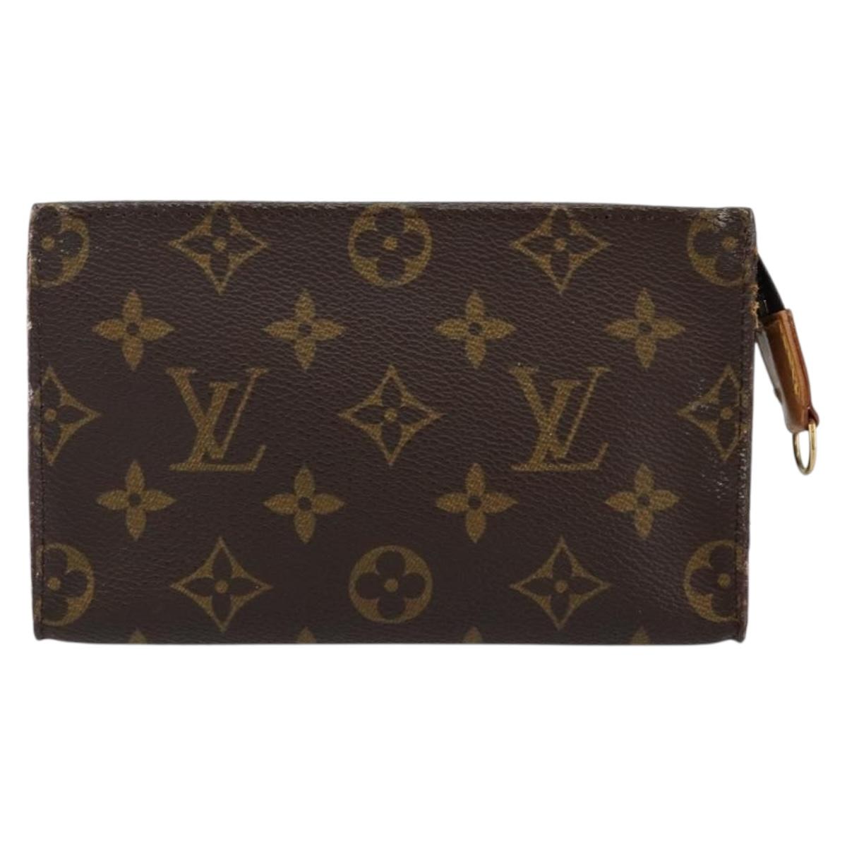 LOUIS VUITTON Monogram Bucket PM Accessory Pouch LV Auth 145052