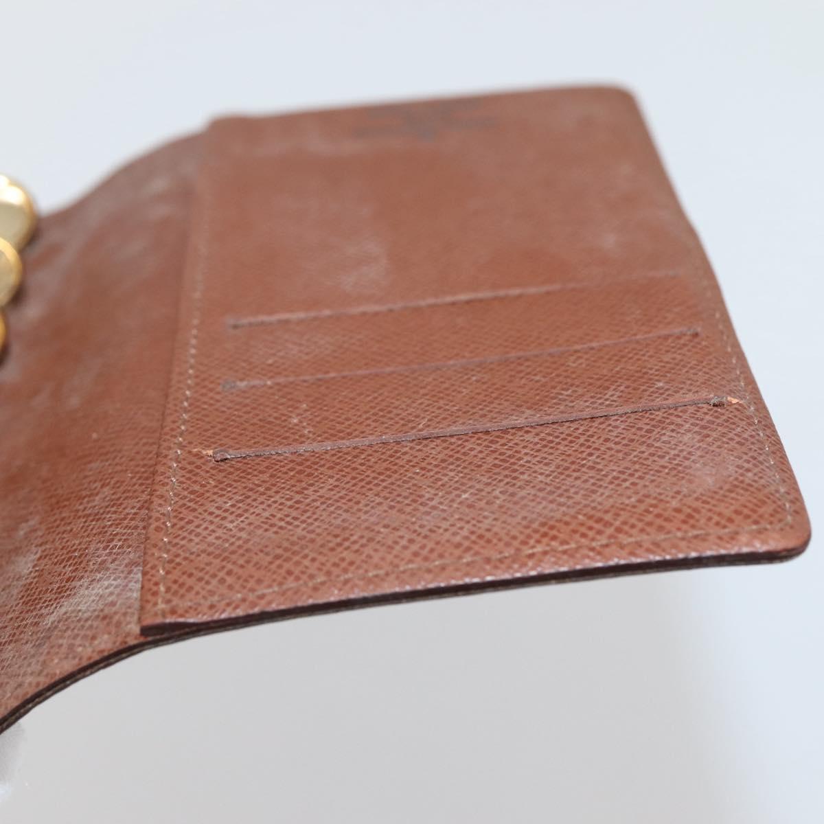 LOUIS VUITTON Monogram Agenda PM Day Planner Cover R20005 LV Auth 145053