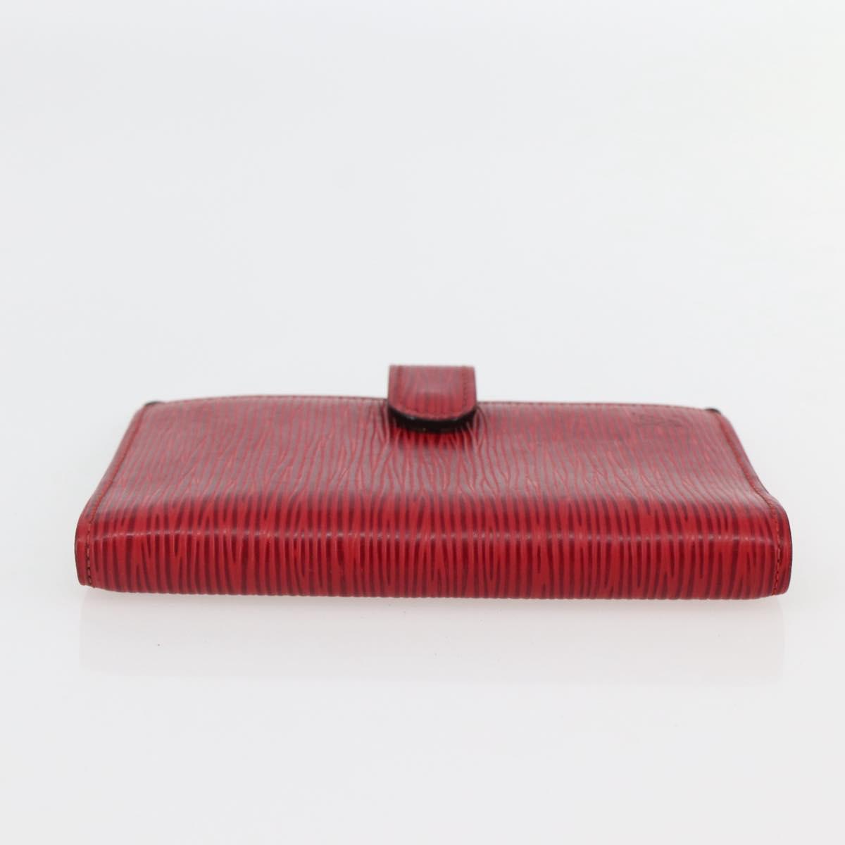 LOUIS VUITTON Epi Agenda PM Day Planner Cover Red R20057 LV Auth 145055