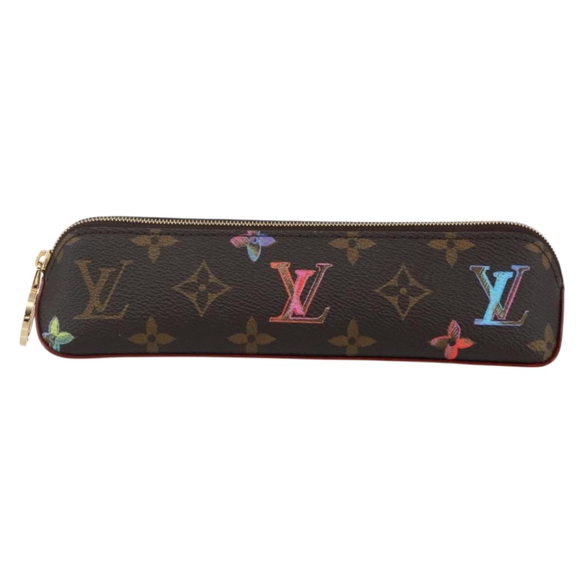 LOUIS VUITTON Monogram Trousse Elizabeth Pen Case GI0907 LV Auth 145058A