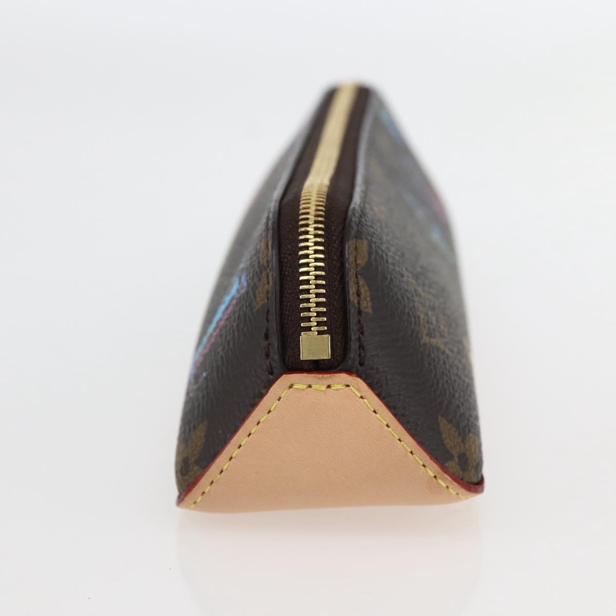 LOUIS VUITTON Monogram Trousse Elizabeth Pen Case GI0907 LV Auth 145058A