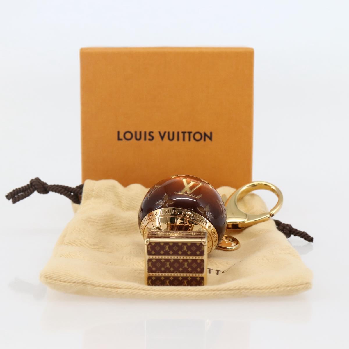 LOUIS VUITTON BijouxSac Montgolfier Charm metal Gold M66370 LV Auth 145064A