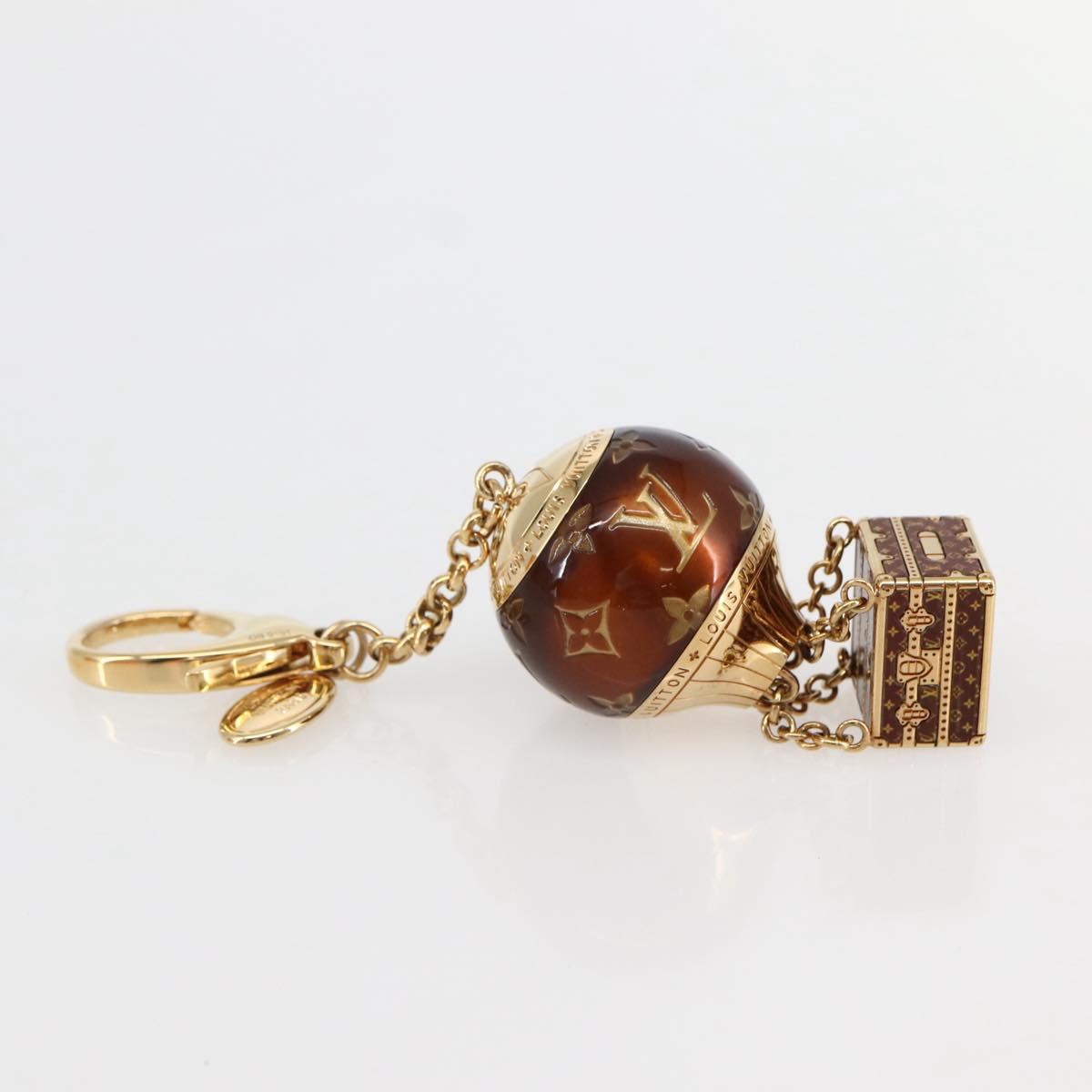 LOUIS VUITTON BijouxSac Montgolfier Charm metal Gold M66370 LV Auth 145064A