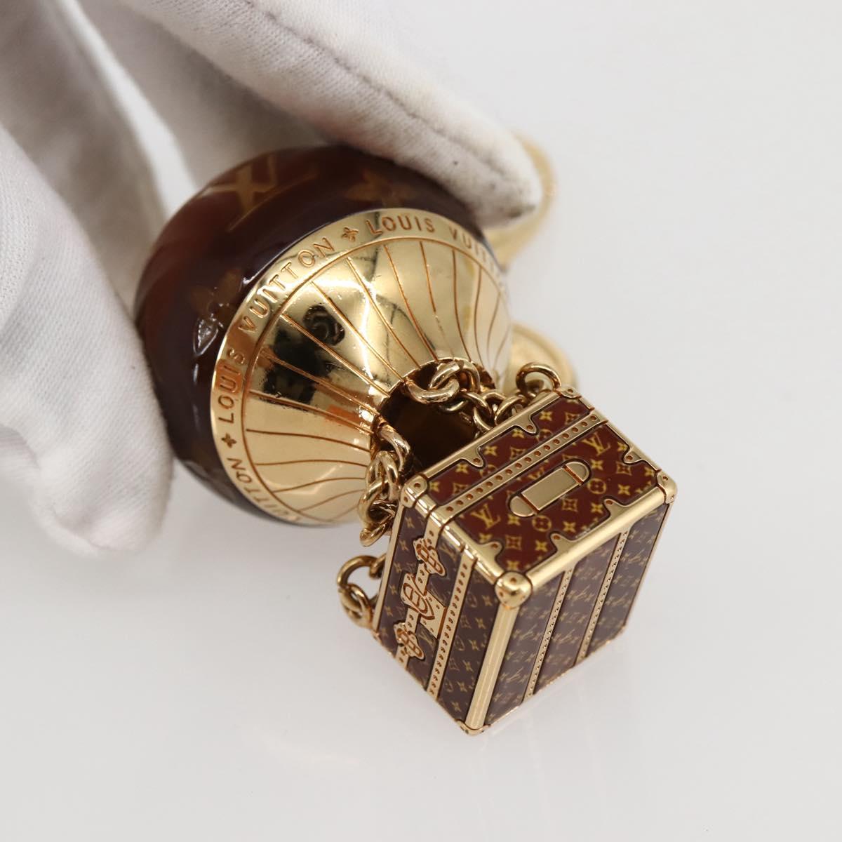 LOUIS VUITTON BijouxSac Montgolfier Charm metal Gold M66370 LV Auth 145064A