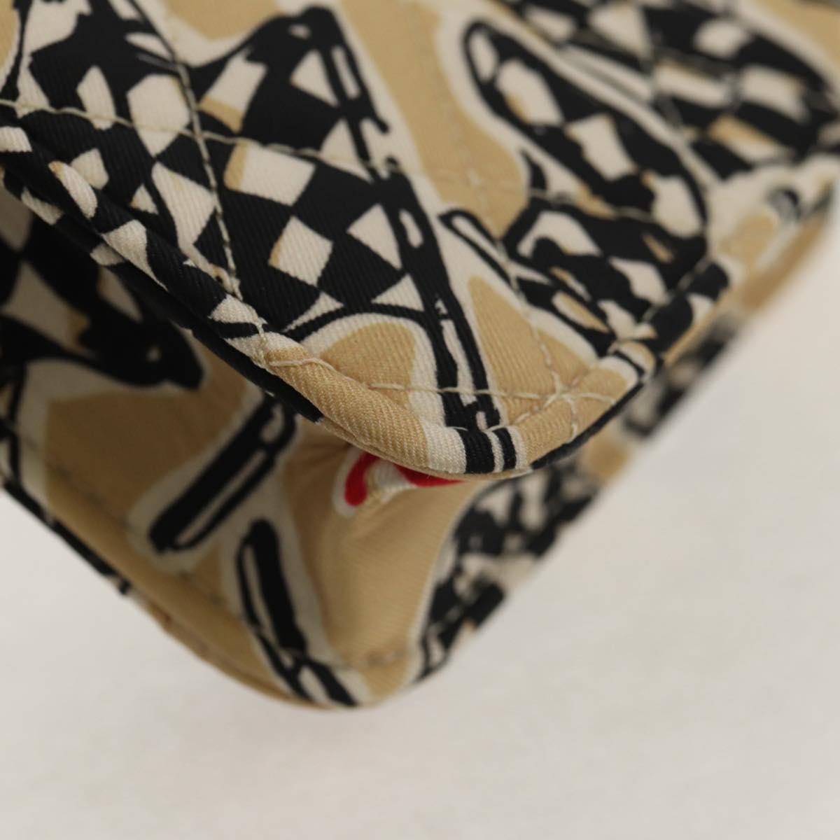 CHANEL Matelasse Chain Shoulder Bag Satin Beige Gold CC Auth 145067SAM