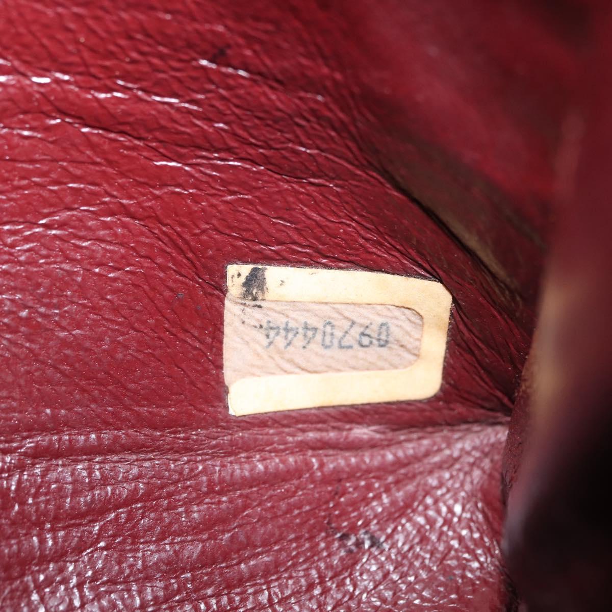 CHANEL Matelasse Chain Shoulder Bag Leather Black Gold CC Auth 145073