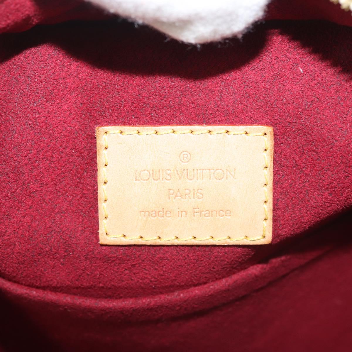 LOUIS VUITTON Monogram Multicolor Claudia Hand Bag White M40193 LV Auth 145078