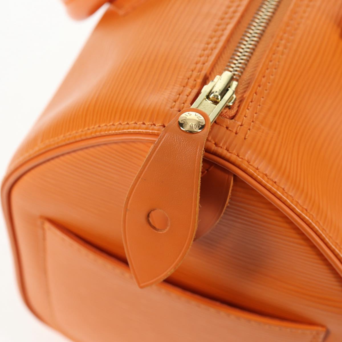 LOUIS VUITTON Epi Speedy 25 Hand Bag Orange Mandarin M5903H LV Auth 145079V
