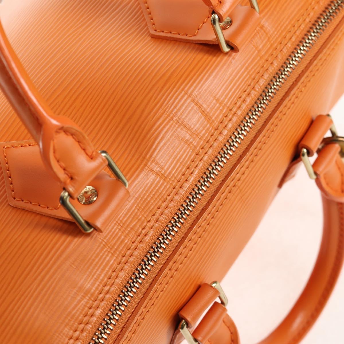 LOUIS VUITTON Epi Speedy 25 Hand Bag Orange Mandarin M5903H LV Auth 145079V