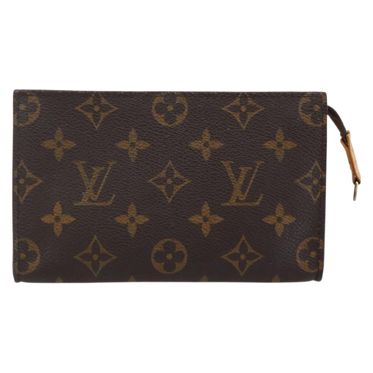 LOUIS VUITTON Monogram Bucket PM Accessory Pouch LV Auth 145084