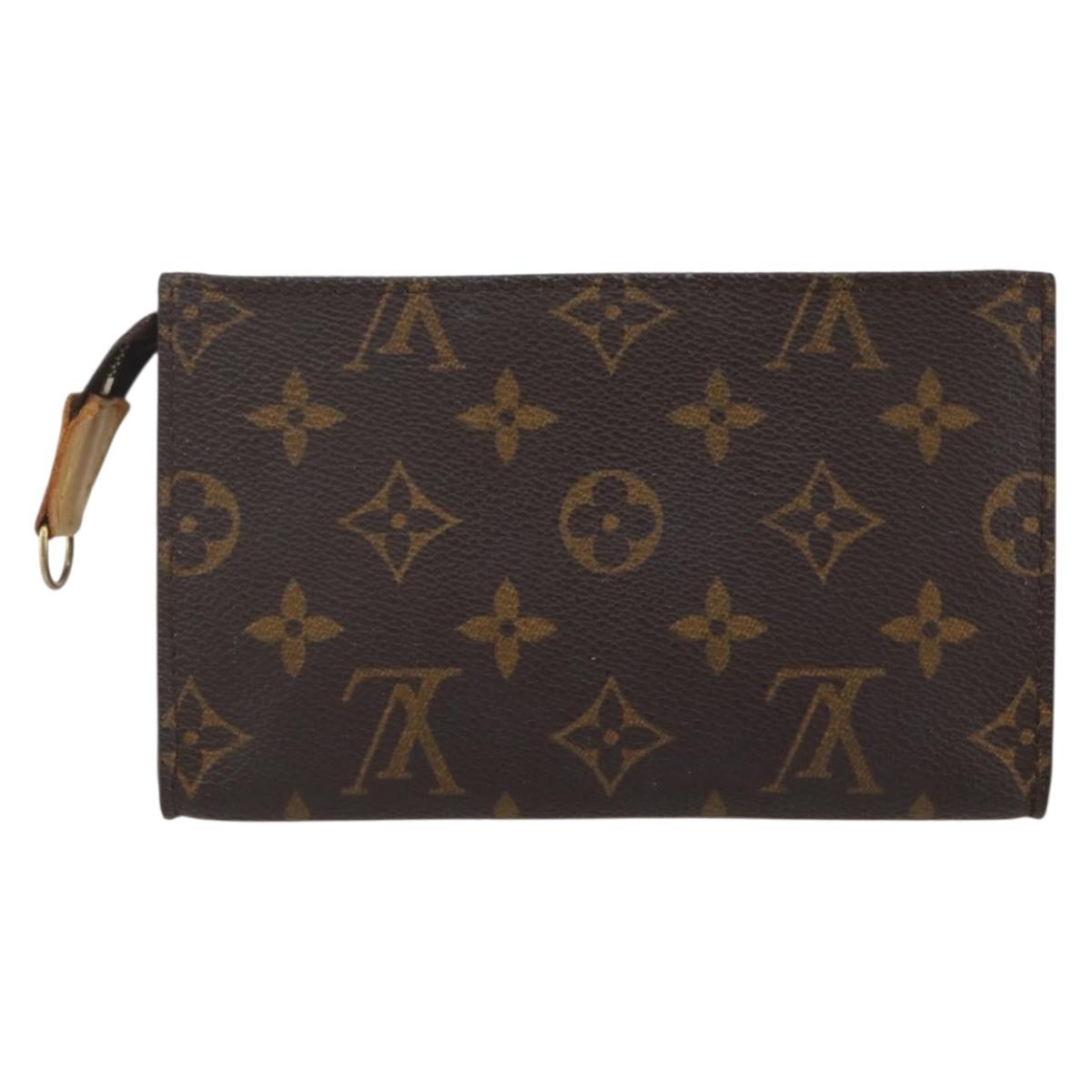 LOUIS VUITTON Monogram Bucket PM Accessory Pouch LV Auth 145084
