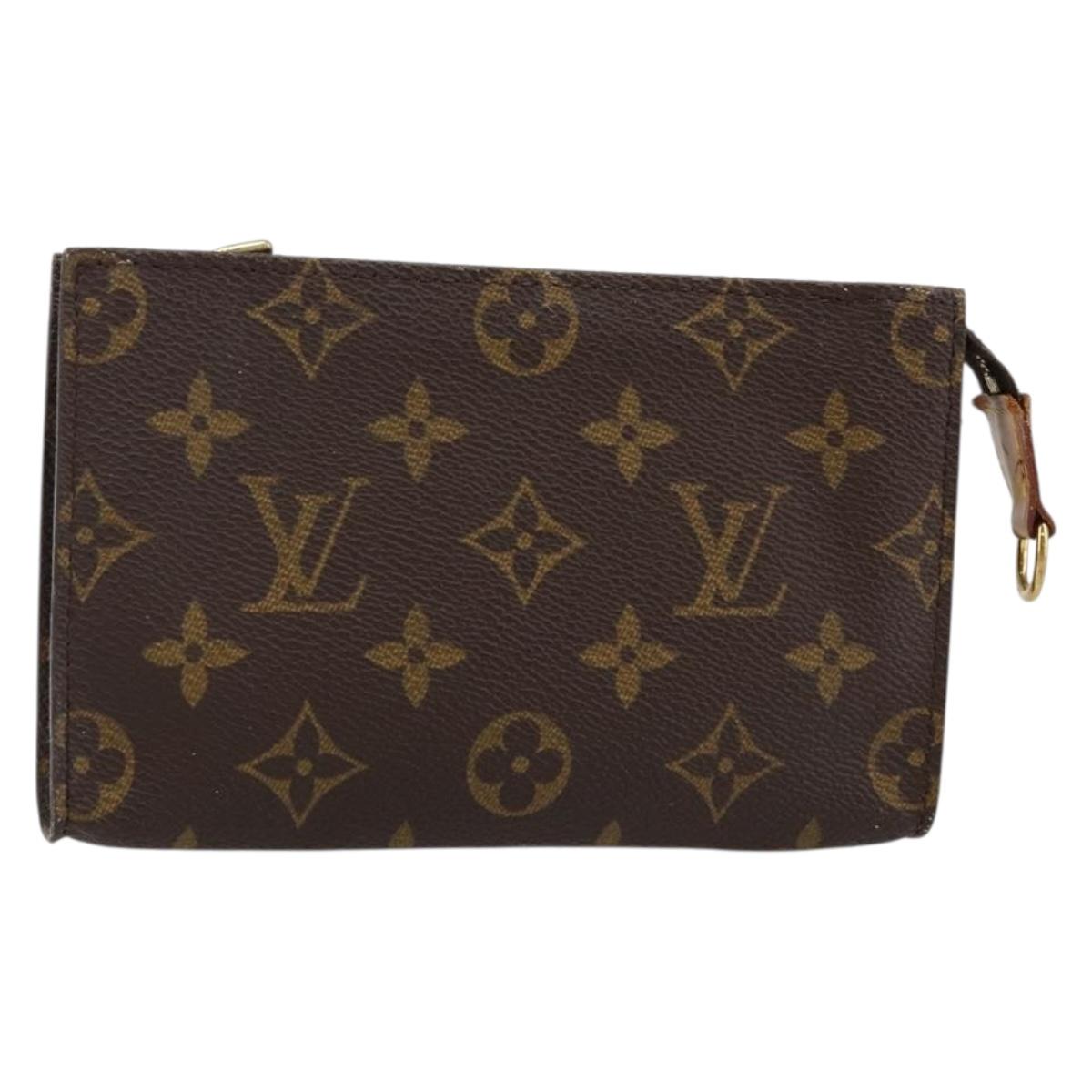 LOUIS VUITTON Monogram Bucket PM Accessory Pouch LV Auth 145085