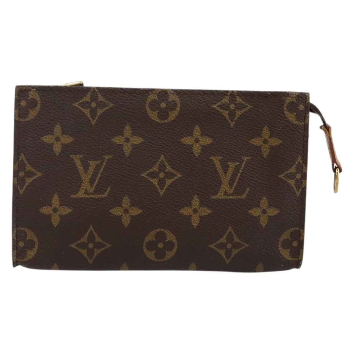 LOUIS VUITTON Monogram Bucket PM Accessory Pouch LV Auth 145085
