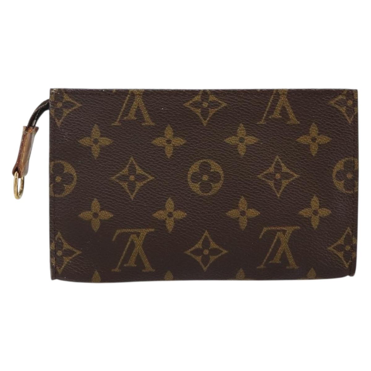 LOUIS VUITTON Monogram Bucket PM Accessory Pouch LV Auth 145085