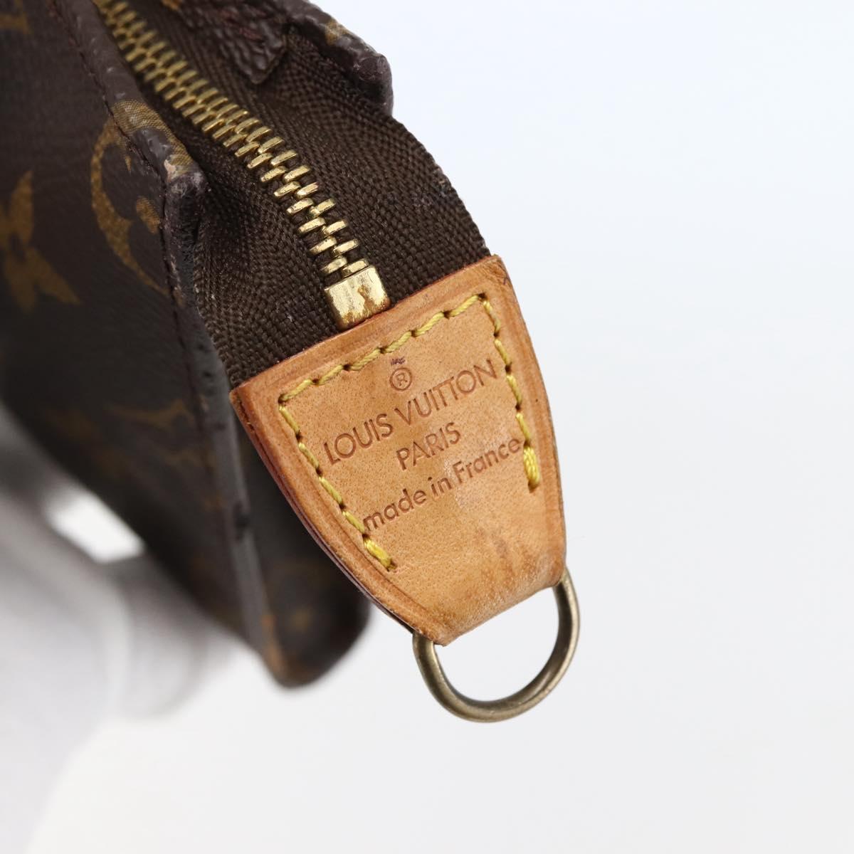 LOUIS VUITTON Monogram Bucket PM Accessory Pouch LV Auth 145087
