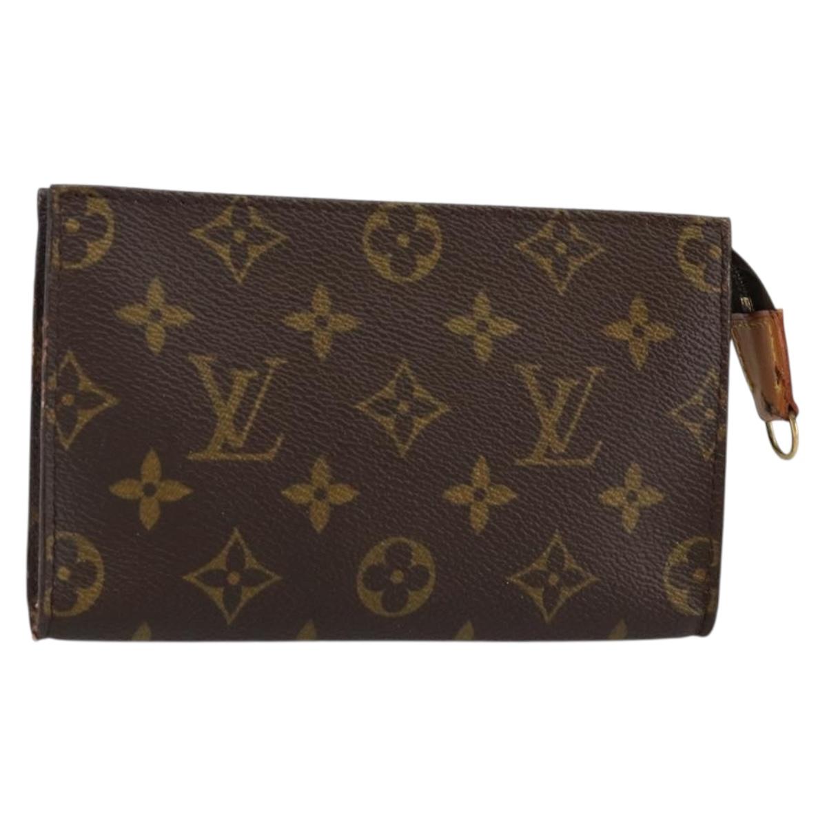LOUIS VUITTON Monogram Bucket PM Accessory Pouch LV Auth 145088