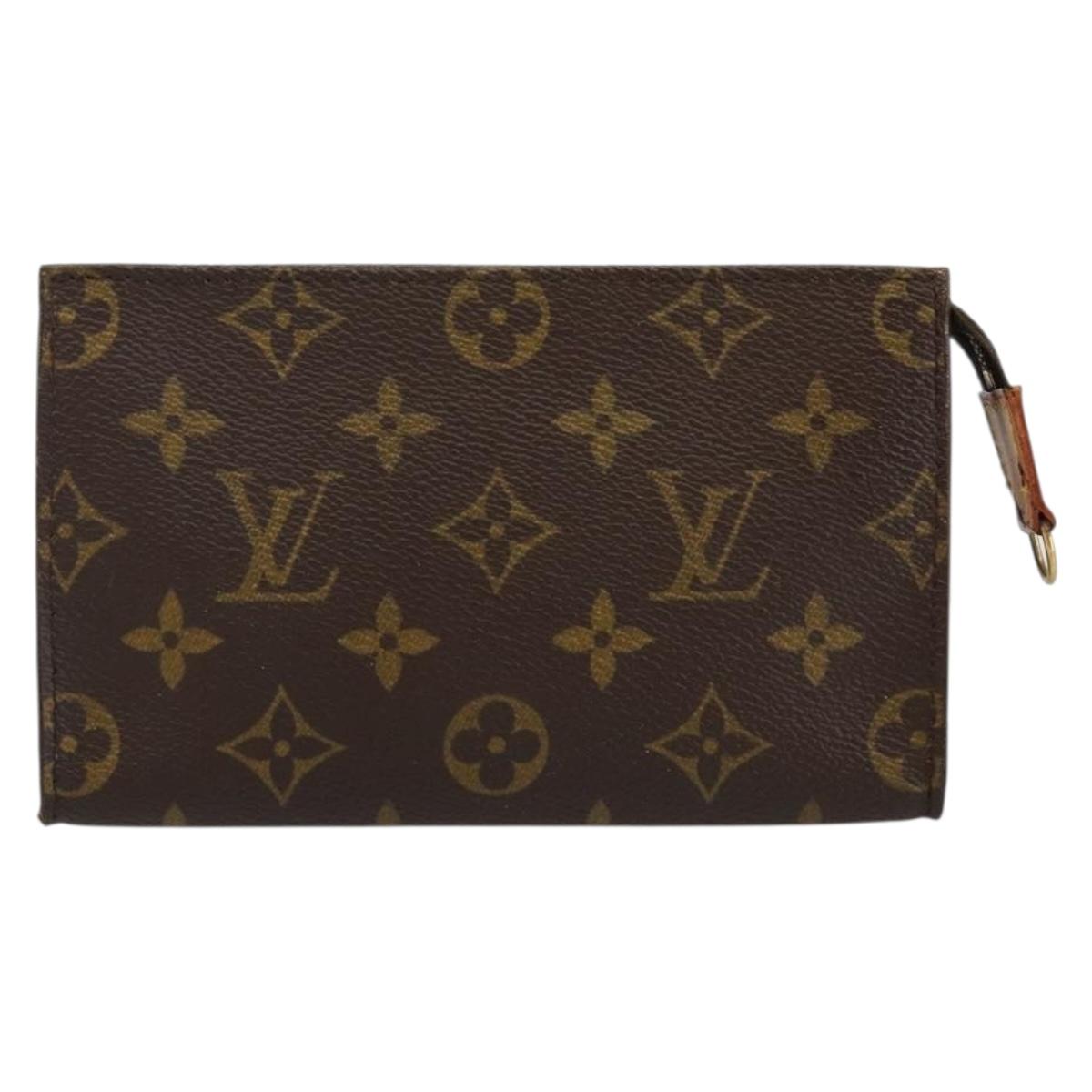 LOUIS VUITTON Monogram Bucket PM Accessory Pouch LV Auth 145088